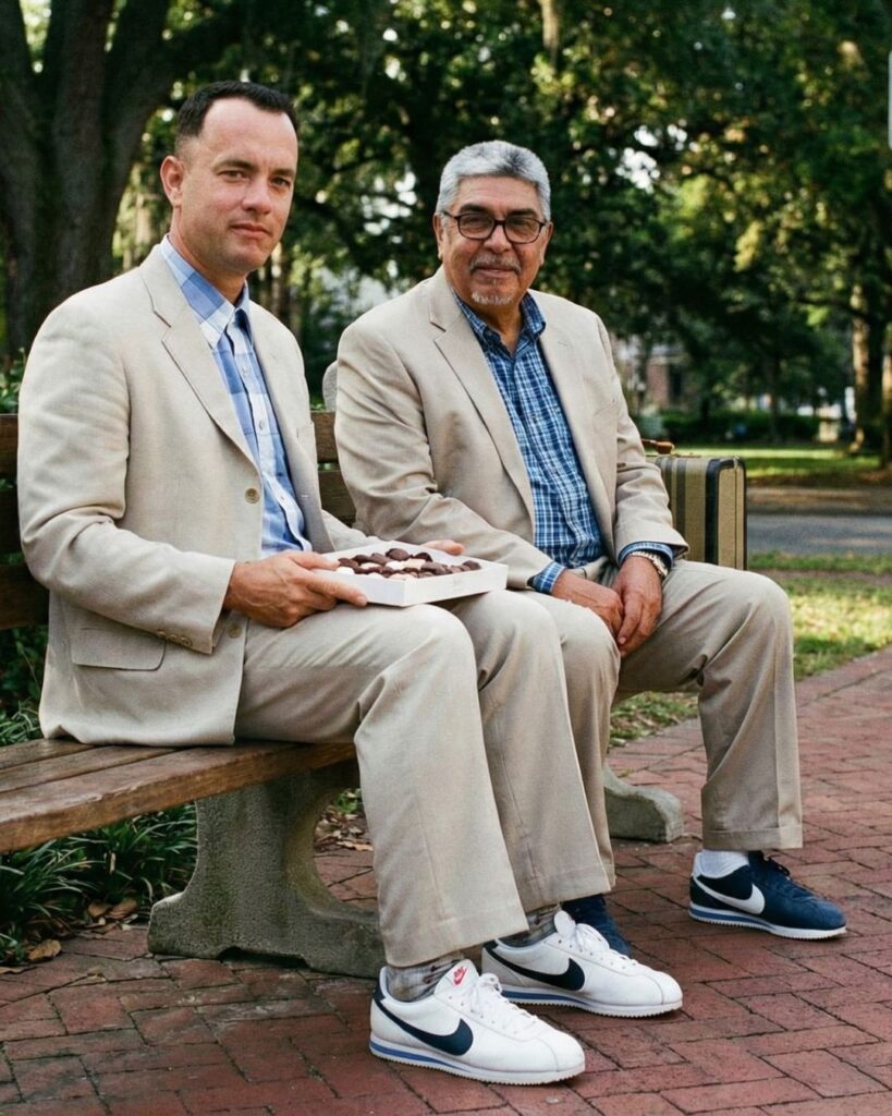 Forrest Gump bench scene