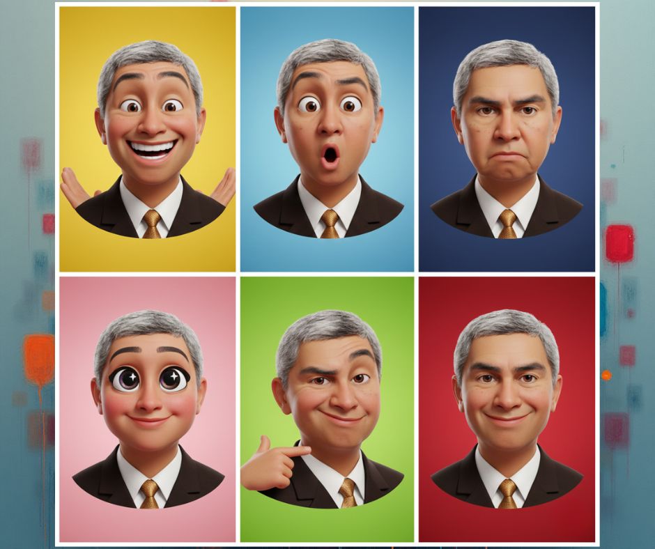 3D caricature portraits
