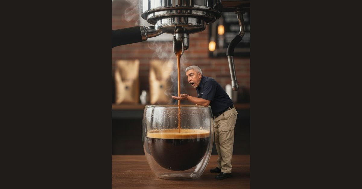 Miniature Espresso Scene