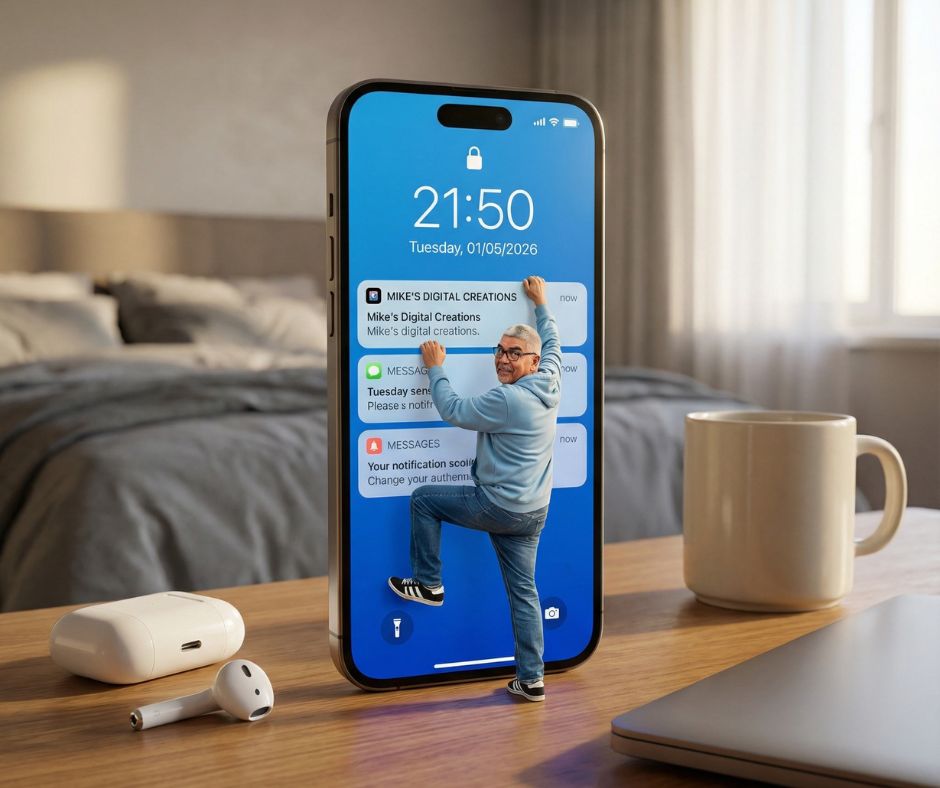 Miniature Smartphone Scene