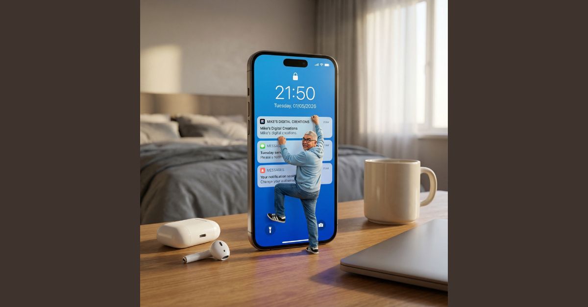 Miniature Smartphone Scene